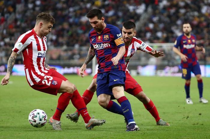 Barcelona - Atletico Madrid maçında olay Messi ve Felix...