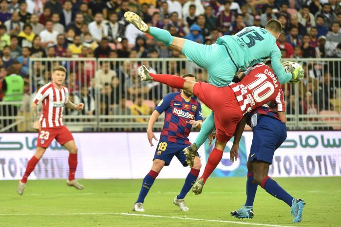 Barcelona - Atletico Madrid maçında olay Messi ve Felix...
