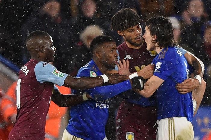 İşte Leicester City - Aston Villa maçından kareler...