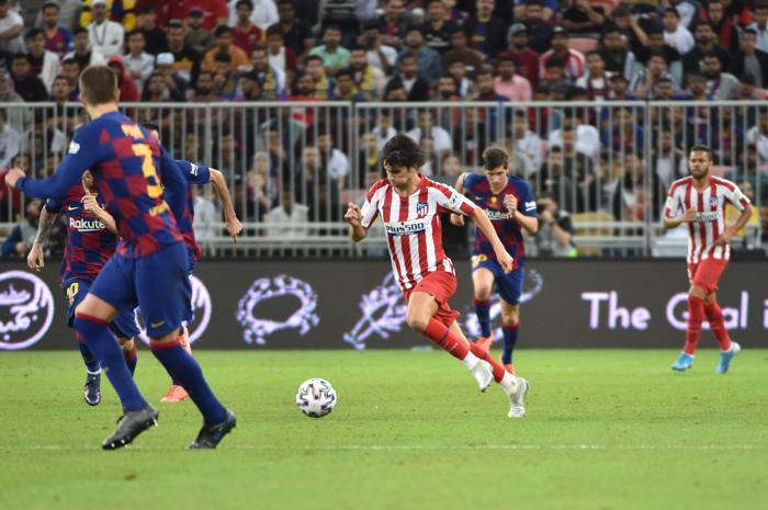 Barcelona - Atletico Madrid maçında olay Messi ve Felix...