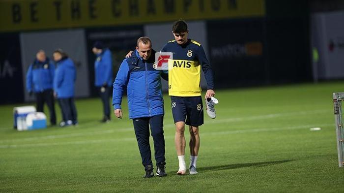 Fenerbahçe antrenmanında sakatlık şoku