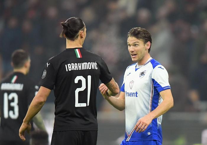 Zlatan Ibrahimovic yıllar sonra Milan formasıyla sahada