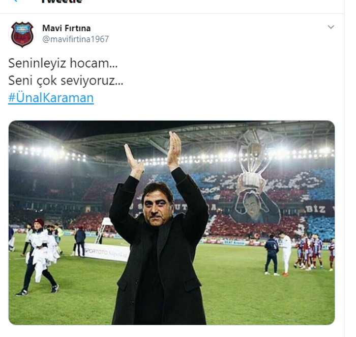 Trabzonspor Ünal Karamanı yolladı sosyal medya sallandı