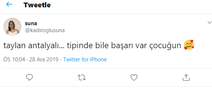 Taylan Antalyalı Galatasaray taraftarının gönlünü kaptı