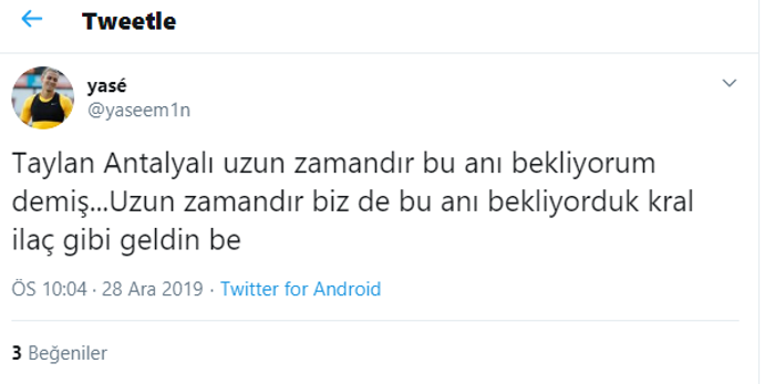 Taylan Antalyalı Galatasaray taraftarının gönlünü kaptı