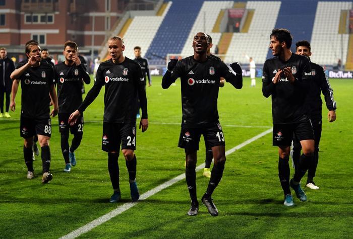 Beşiktaşlı futbolculardan büyük sevinç