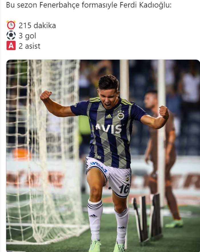 Ferdi Kadıoğlu formanın hakkını verdi, sosyal medya yıkıldı