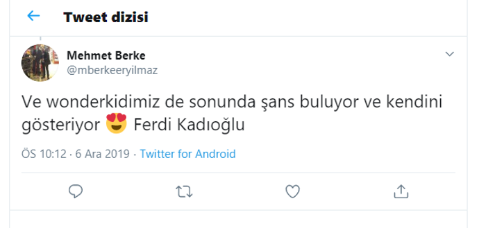 Ferdi Kadıoğlu formanın hakkını verdi, sosyal medya yıkıldı