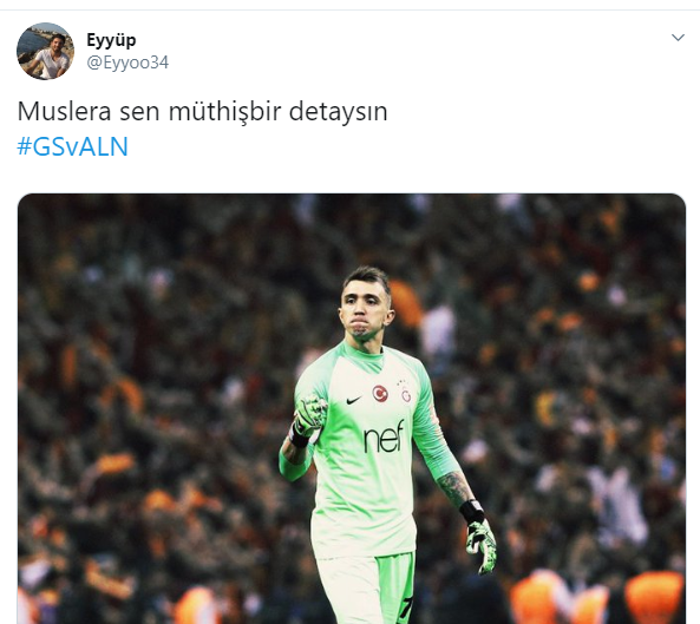 Galatasaray - Alanyaspor maçına Fernando Muslera damgası