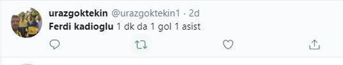 Fenerbahçenin genç yıldızı Ferdi Kadıoğlu şov yaptı, sosyal medya yıkıldı