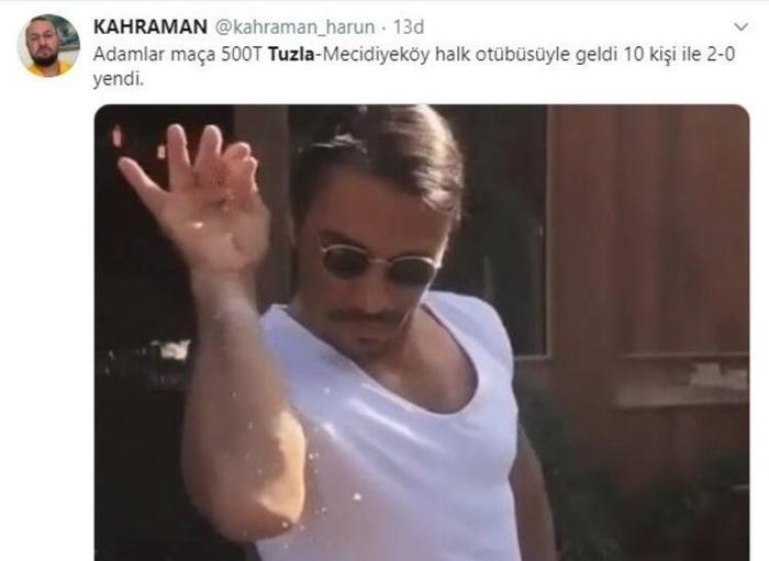 Tuzlasporun Galatasaray galibiyeti sosyal medyayı yıktı
