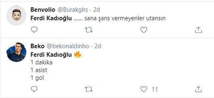 Fenerbahçenin genç yıldızı Ferdi Kadıoğlu şov yaptı, sosyal medya yıkıldı