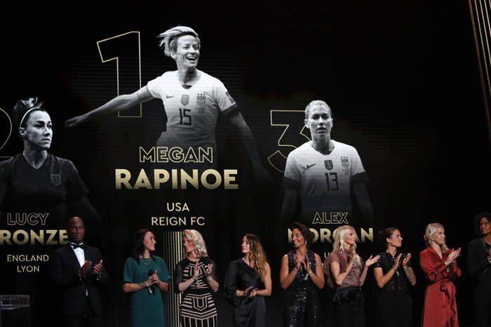 2019 Ballon dOr ödül töreninde yıldızlar geçidi