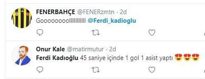 Fenerbahçenin genç yıldızı Ferdi Kadıoğlu şov yaptı, sosyal medya yıkıldı