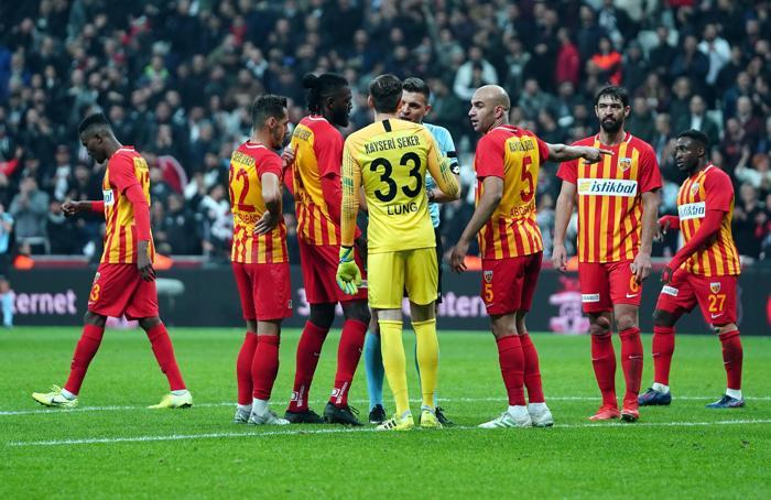 Beşiktaş-Kayserispor maçından kareler