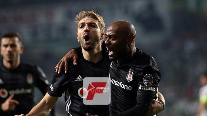 Konyaspor-Beşiktaş maçından kareler
