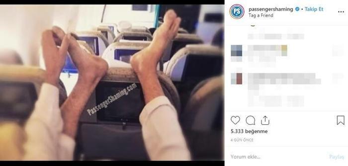 Uçakta iğrenç olay Sosyal medya yıkıldı