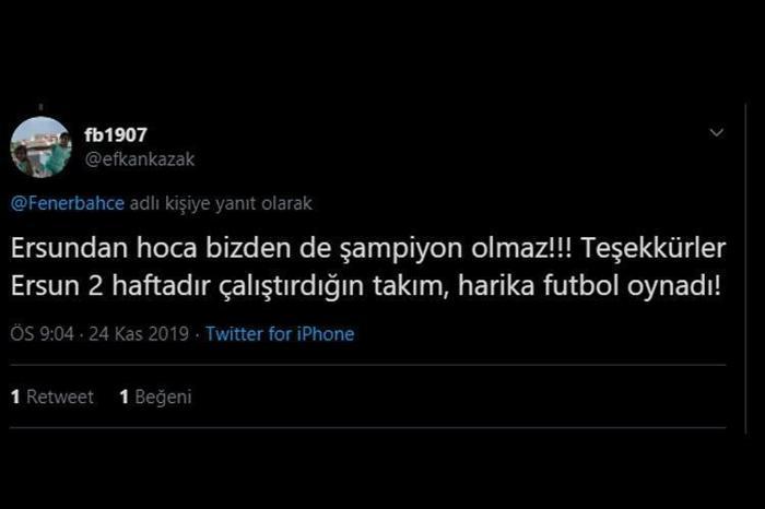 Ersun Yanal şoku İstifa...