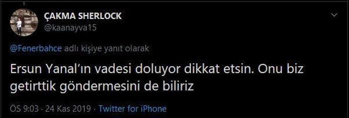 Ersun Yanal şoku İstifa...