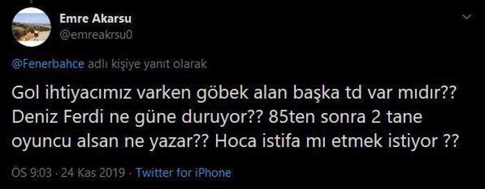 Ersun Yanal şoku İstifa...