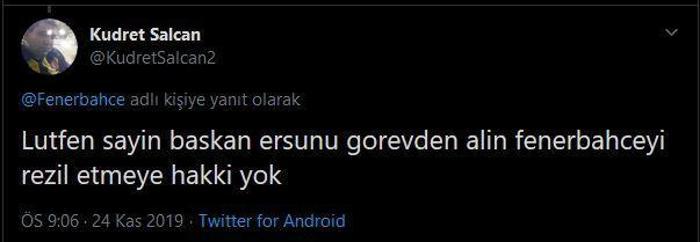 Ersun Yanal şoku İstifa...