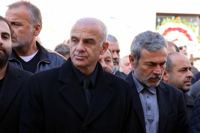 Aziz Yıldırım ve Aykut Kocaman, Nihat Çetinin cenazesinde