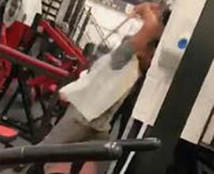 Spor salonunda büyük kavga