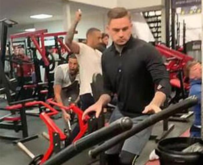 Spor salonunda büyük kavga
