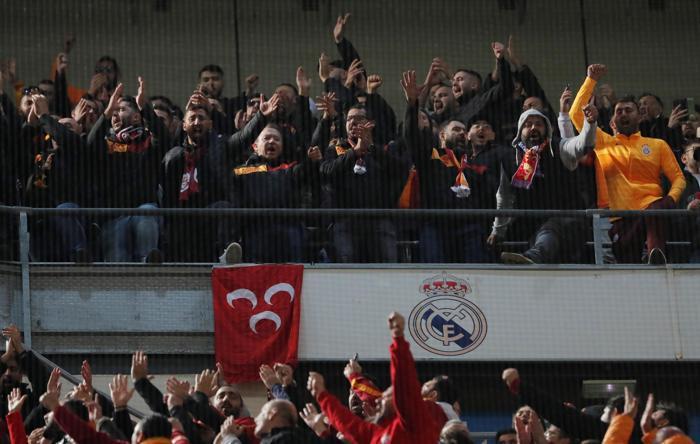 Real Madrid-Galatasaray maçından kareler...