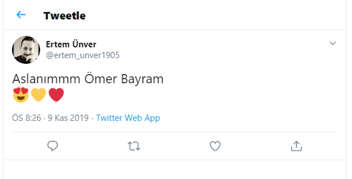 Ömer Bayram sosyal medyayı ayağa kaldırdı