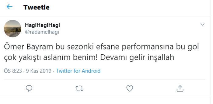 Ömer Bayram sosyal medyayı ayağa kaldırdı