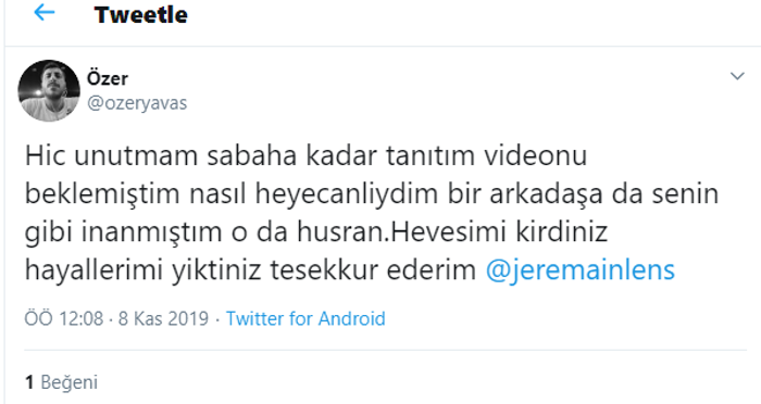 Lens kırmızı kart gördü Beşiktaş taraftarı çıldırdı