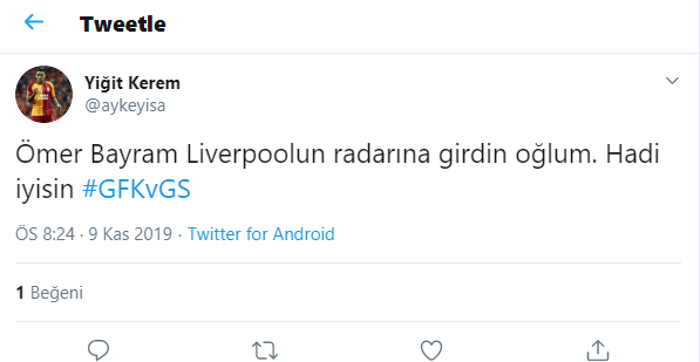 Ömer Bayram sosyal medyayı ayağa kaldırdı