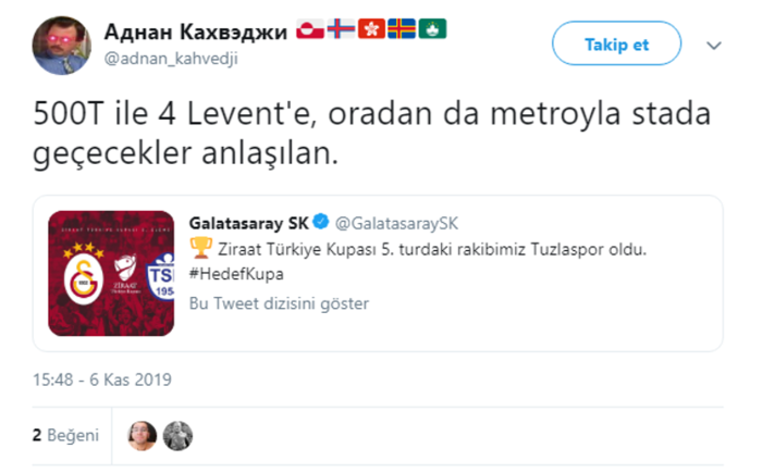 Galatasaray - Tuzlaspor eşleşmesine 500T damgası