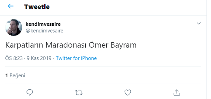 Ömer Bayram sosyal medyayı ayağa kaldırdı