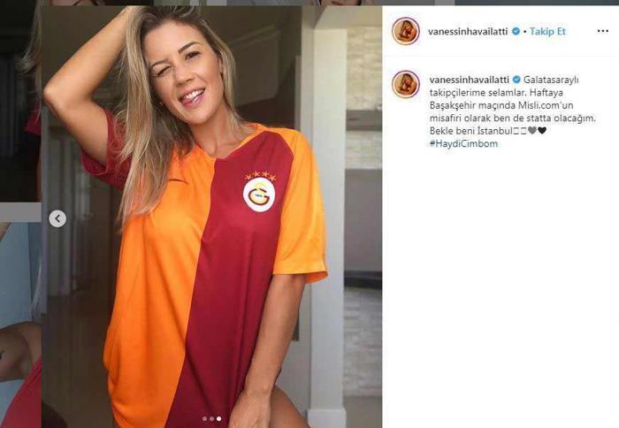 Vanessa Vailatti açıkladı: Galatasaray maçına geliyor