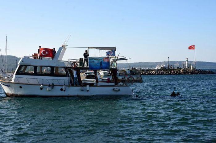 Dünya rekortmeni Derya Can, su altında 100 kiloluk kağnıyı çekti