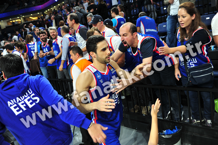 Anadolu Efes - Real Madrid maçından ekrana yansımayanlar