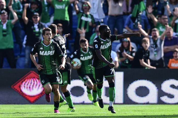 Sassuolo-Inter maçında paraşütçü sürprizi