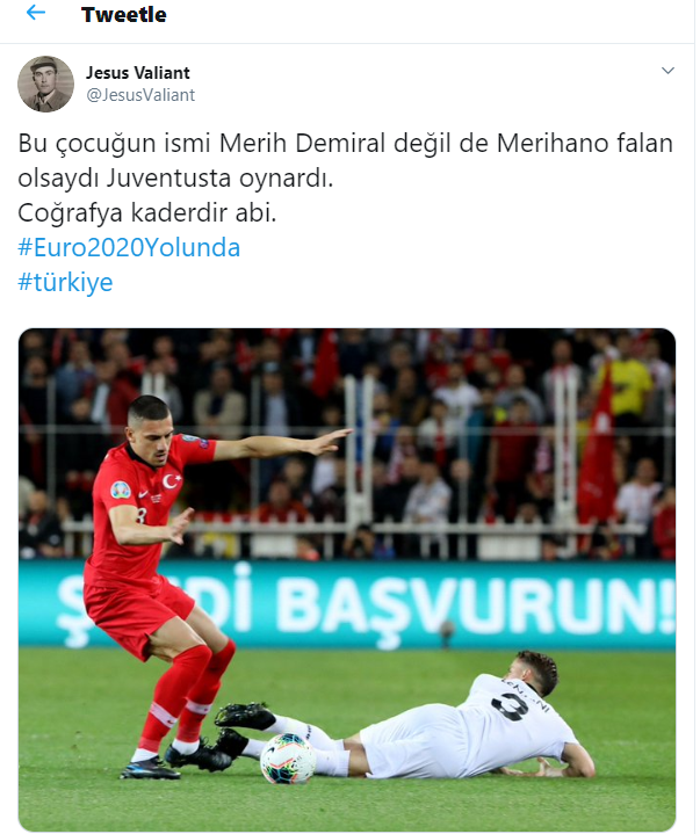 Merih Demiral harikalar yarattı, sosyal medya yıkıldı