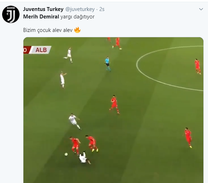 Merih Demiral harikalar yarattı, sosyal medya yıkıldı