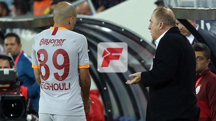 Galatasarayda hareketli dakikalar Fatih Terim ve Feghouli...