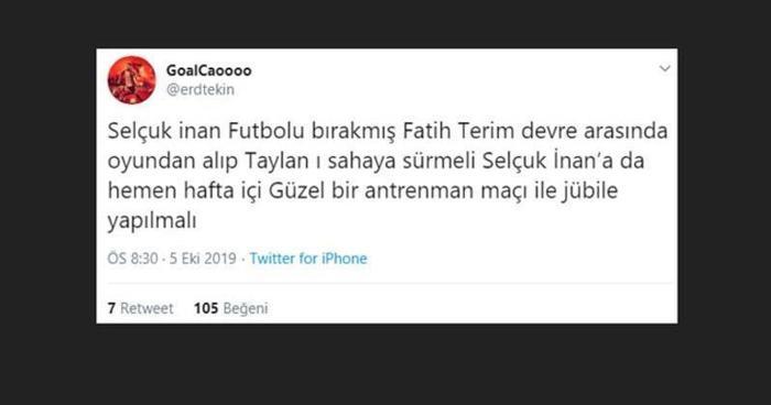 Galatasaray taraftarından Selçuk İnana şok tepki