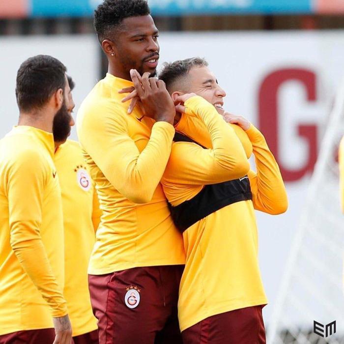 Donktan Emre Mora gözdağı Bu kare Galatasaray idmanında çekildi
