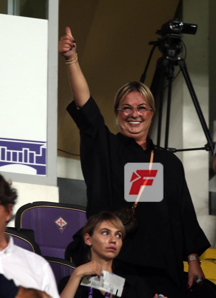 Fiorentina - Galatasaray maçında dikkat çeken kare