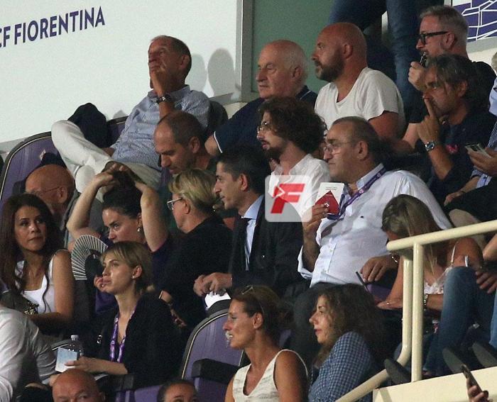 Fiorentina - Galatasaray maçında dikkat çeken kare