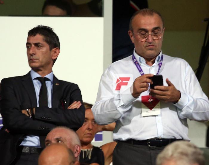 Fiorentina - Galatasaray maçında dikkat çeken kare