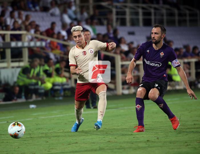 Fiorentina - Galatasaray maçında dikkat çeken kare