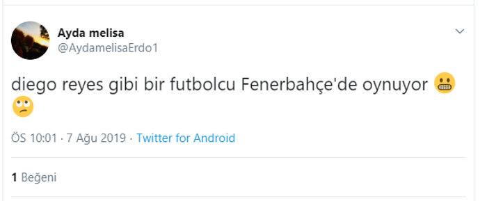 Fenerbahçe taraftarından Diego Reyese büyük tepki