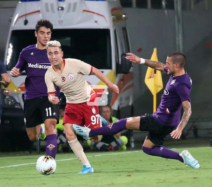 Fiorentina - Galatasaray maçında dikkat çeken kare